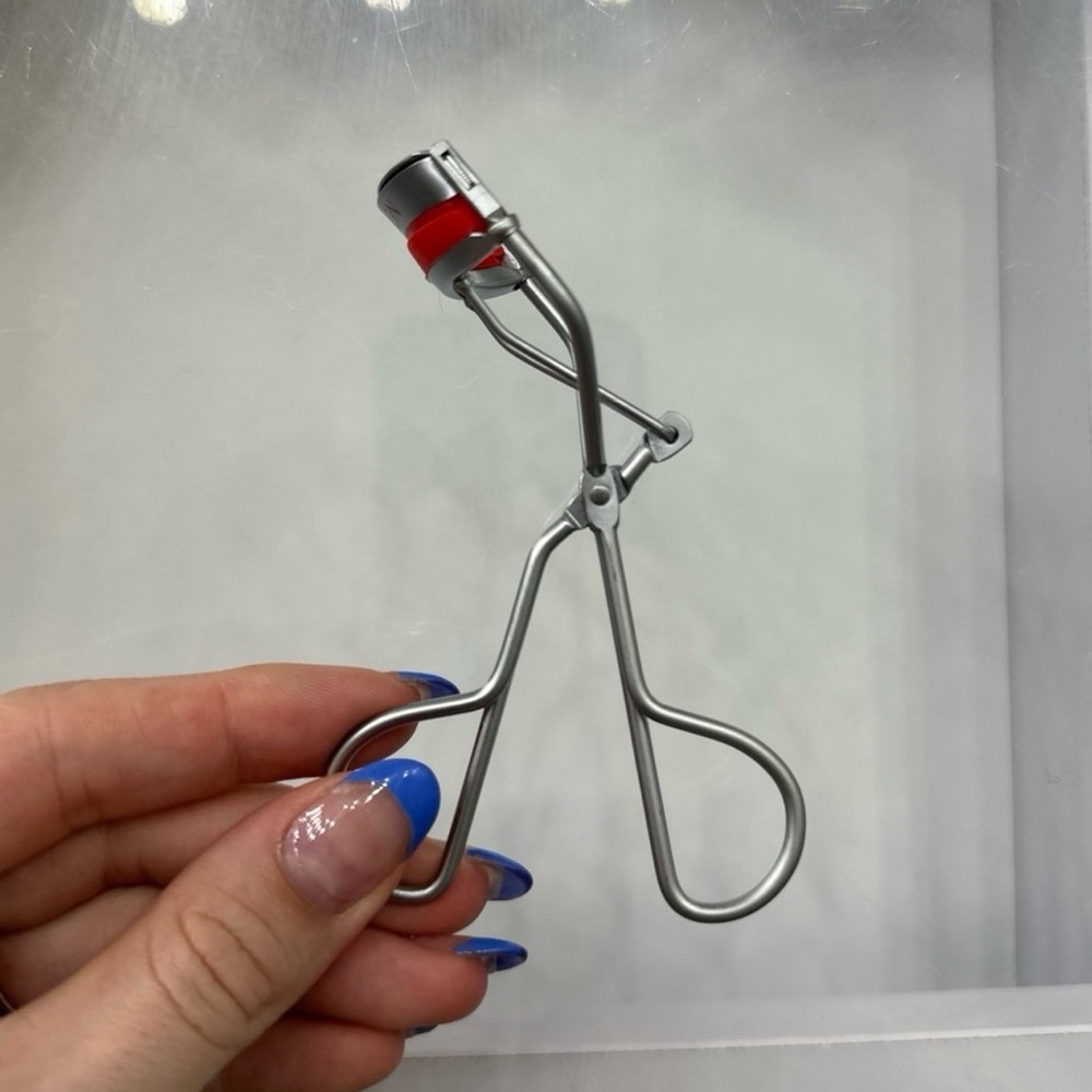 Revlon Silver Curler with Red Detail